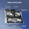 ECCPP Headlight Assembly Fit for Chevrolet Avalanche 1500 2003-2006 view 2