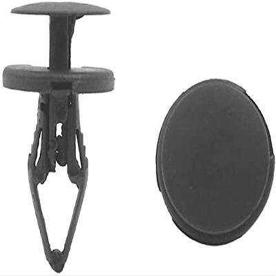 XYWHPGV Black Car Trim Push Type Plastic Fastener Rivets Fender Fastener Clips 50pcs (For 6mm Hole Diameter) (f2537 24cee 1133a 02bdd 6ee3b 242cc