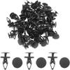XYWHPGV Black Car Trim Push Type Plastic Fastener Rivets Fender Fastener Clips 50pcs (For 6mm Hole Diameter) (f2537 24cee 1133a 02bdd 6ee3b 242cc view 2