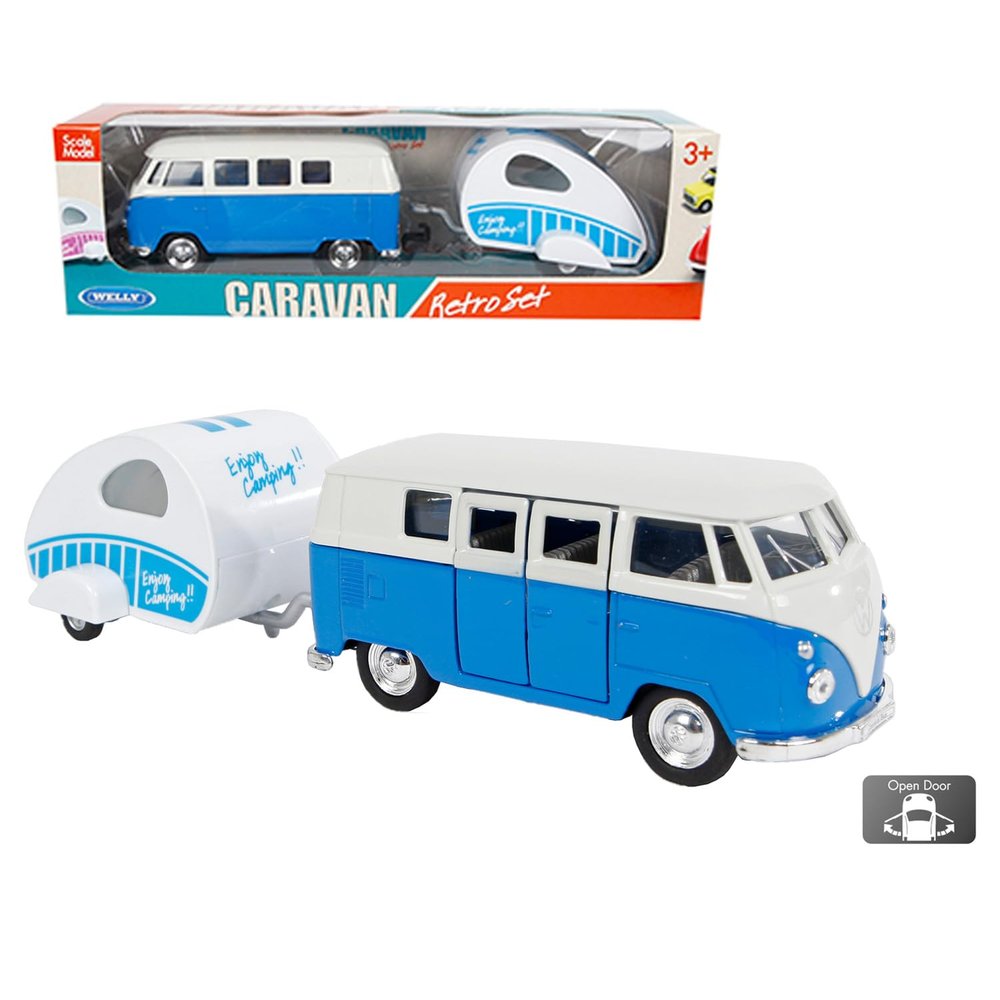 Van Manen Caravan Retro Set VW Bus