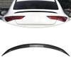 FSFY Car Rear Spoiler Lip Wing, Auto Rear Trunk Roof Trim Window Wing Lip Spoiler for Mercedes Benz CLA Class C118 CLA250 CLA35 CLA45 2020 2021 2022 2023, Carbon Fiber Black view 3
