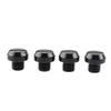 FSFY Universal Motorcycle M10 X 1.25 Mirror Hole Plugs Bolt, Clockwise Reverse Mirror Hole Plug For Motorcycle, Scooter, ATVs, Dirt Bike, Bike, Electric Motorcycle, Black view 1