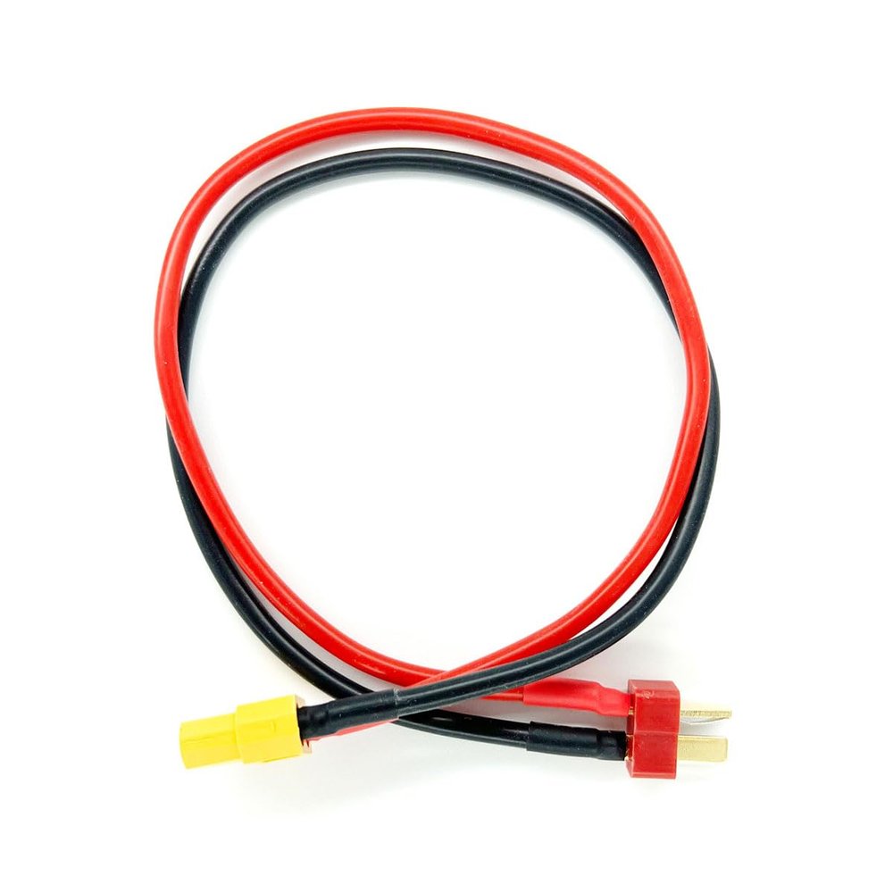 Racers Edge Charge Adapter: Male T-Plug to Female XT60, 300mm Wire
