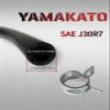 YAMAKATO 1/4 NBR Fuel Hose Line Braided SAE J30R7 6mm ID 9.5 Feet Tubing Automotive PCV/EEC view 2