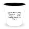 Funny Insurance adjuster Gifts, I'm an Insurance Adjuster. I Don't, Birthday Shot Glass For Insurance adjuster from Colleagues, Gifts for insurance adjusters, Personalized insurance adjuster gifts, view 1