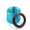 EQUIPTAC 1/2x28 Thread Protector Aluminum & Steel Washers 4 Pack, Multi-Color, Industrial Protective Cap Set view 3
