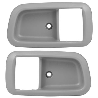 Lcyolada Interior Door Handle Trim Bezels (Gray) for Toyota Tundra 2000-2003, Tundra 2004-2006 Extended Cab Pickup/Standard Cab Pickup, for Front Driver & Passenger Side