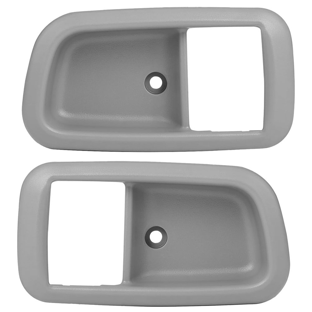 Lcyolada Interior Door Handle Trim Bezels (Gray) for Toyota Tundra 2000-2003, Tundra 2004-2006 Extended Cab Pickup/Standard Cab Pickup, for Front Driver & Passenger Side