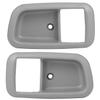 Lcyolada Interior Door Handle Trim Bezels (Gray) for Toyota Tundra 2000-2003, Tundra 2004-2006 Extended Cab Pickup/Standard Cab Pickup, for Front Driver & Passenger Side view 1