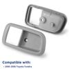 Lcyolada Interior Door Handle Trim Bezels (Gray) for Toyota Tundra 2000-2003, Tundra 2004-2006 Extended Cab Pickup/Standard Cab Pickup, for Front Driver & Passenger Side view 4