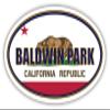 3 Pack 2x3 inches | Baldwin Park City California State Flag | CA Flag Los Angeles County Oval State Colors Construction Toolbox, Hardhat, Lunchbox, Helmet, Mechanic, Luggage view 1
