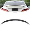 Lirun Rear Car Trunk Lid Wing, Roof Boot Window Spoiler Lip Tail Wing Exterior Decorate for Mercedes Benz CLA Class C117 CLA200 260 CLA45 2013 2014 2015 2016 2017 2018 2019, Carbon Black view 2