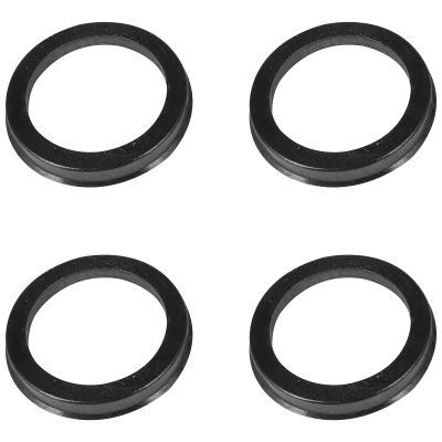 OCPTY Wheel Hub Centric Rings Ring PACK OF 4 73mm to 56.15mm 73 OD 56.15 ID black Plastic Hubrings