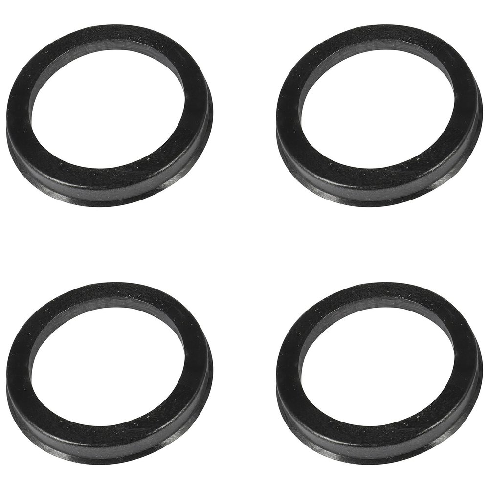 OCPTY Wheel Hub Centric Rings Ring PACK OF 4 73mm to 56.15mm 73 OD 56.15 ID black Plastic Hubrings