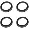 OCPTY Wheel Hub Centric Rings Ring PACK OF 4 73mm to 56.15mm 73 OD 56.15 ID black Plastic Hubrings view 1