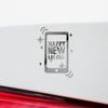 Decal Stickers of Happy New Year (Metallic Silver) (Set of 2) Premium Waterproof Vinyl Decal Stickers for Laptop Phone Accessory Helmet Car Window Mug Tuber Cup Door - ANDVER10c2213SI_102023 view 4