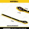 VIATOOLS Car Jack Ratchet Wrench, 360 Swivel Labor-Saving and Quick Lift Handle for 2Ton and 3Ton Scissor Jacks, Knob Designed Forward and Reversal view 2