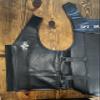 EPT Leather Bull Riding Vest - Black Leather EPT Brand - Adult Size (Small) view 4