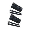 INOOMP 2pcs Motorcycle Saddlebags Saddlebag Synthetic Mounting Straps Side Bags for Electric Motorcycle Black view 1