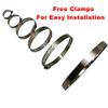 Silicone Radiator Coolant Heater Hose Clamps Compatible With MAZDA RX- 8 RX8 1.3L SE3P 13B-MSP R2 2003-2008 (Blue) view 3
