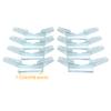 KUAFU Pontoon Wing Brackets Bunk Bolster Boat Pontoon Trailer V Wing Brackets view 4