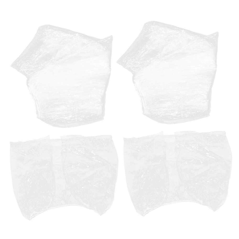 Kisangel 4pcs Disposable Motorcycle Cover Outdoor Dust Bike Protective Canopy for Rain and Weather Lightweight and Portable Pe Material Fit for XL Motorcycles