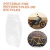 Kisangel 4pcs Disposable Motorcycle Cover Outdoor Dust Bike Protective Canopy for Rain and Weather Lightweight and Portable Pe Material Fit for XL Motorcycles view 3