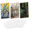 Kisangel 4pcs Disposable Motorcycle Cover Outdoor Dust Bike Protective Canopy for Rain and Weather Lightweight and Portable Pe Material Fit for XL Motorcycles view 4