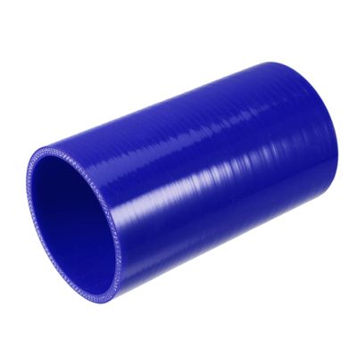 uxcell 3" ID 6" Length 4-Ply Reinforced High Temp Straight Coupler Silicone Reducer Hose Blue for Car Intercooler Intake Piping