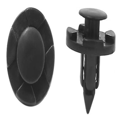 50Pcs 8mm Hole Retainer Clips Plastic Drive Rivets Flaps Bumper Fender Push Clips for Nissan