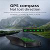 COOL RACING USB Car Head Up Display GPS Compass KMH Digital Speedometer Windshield Projector Speed Alarm Fatigue Driving Reminder view 4