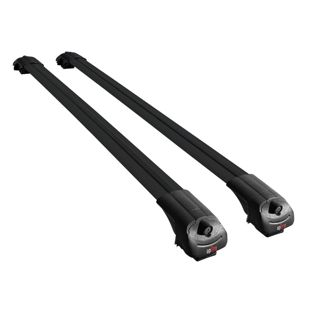 apline Compatible with Mitsubishi Pajero (V60) 3 Kap 1999-2006 ACE-1 Car Roof Rack Cross Bar Black Aluminium 2 Bars