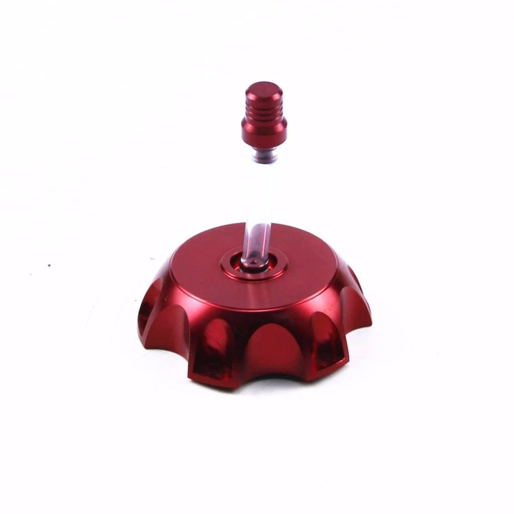 CWTD CNC (Red) Aluminum Gas Fuel Tank Cover Cap with Breather Valve For Pit Dirt Motor Bike 50cc 70cc 90cc 110cc 125cc 140cc 150cc 160cc