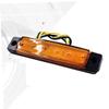 FAVOMOTO 2pcs Led Trailer Tail Light Replacement Yellow Turn Signal Brake Marker Lights for Trucks Rvs Trailers view 4