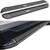 2 pcs fits for Rivian R1S 2022-2024 Aluminum Side Step Double Cab Running Boards Nerf Bars (with Brackets) view 1