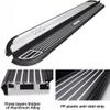 2 pcs fits for Rivian R1S 2022-2024 Aluminum Side Step Double Cab Running Boards Nerf Bars (with Brackets) view 4