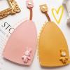 WDAXSG Car Key Holder&Case,PU Material Creative PullOut Cute Large Capacity Wink Key Protective Cover for Women,4-Color Package view 3