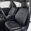 Seat Covers for Toyota Corolla 2020-2025 SE, Apex, Night Shade Sedan Custom Fit Full Set Leather Waterproof Airbag Compatible Front Rear Protector Easy Install Car Accessories TURIN - Black/Grey/Grey view 1
