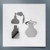 Decal Stickers of Perfumes (Metallic Silver) (Set of 2) Luxury Weatherproof Vinyl Decal Stickers for Laptop Desktop Smartphone Car Dirt Bike Wall Room Mason Jar Bathtub Door - ANDVER1c50021SI_1023 view 1