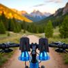 2Pcs Blue Aluminum Bike Handlebar Bar End Plugs, Mountain Bicycle Cycling Rubber Handlebar 17-22mm End Stopper Plugs Caps Bike Grips for Road Bicycle Grip Mountain Sports and Outdoors view 3