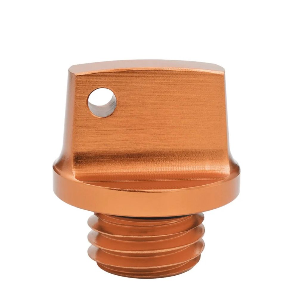 LeosHi Motorcycle Engine Oil Filler Cap Crankcase Cap CNC Engine Oil Filler Screw Cover Plug M20*2.5 (Size : Orange)
