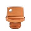 LeosHi Motorcycle Engine Oil Filler Cap Crankcase Cap CNC Engine Oil Filler Screw Cover Plug M20*2.5 (Size : Orange) view 1