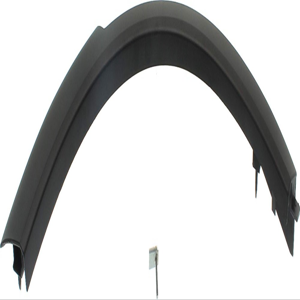 Rear Wheel Opening Molding Right Passenger Side Textured Black for 2011-2018 Porsche Cayenne Base S Turbo GTS Diesel Platinum Edition Hybrid Fender Trim 3-Piece Center Section Replaces 958559828009B9