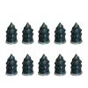 Cryfokt 10PCS Tire Repair Nails Kit, Fast Vacuum Tire Fix Screw Plug Kit Self Service Tire Repair Spiral Rubber Screws, Puncture Repair Tools for Auto car Motorcycle ATV Truck Tractor (1) view 1