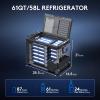 BODEGACOOLER 12-Volt Car Refrigerator, 61-Quart(58L) Car Fridge with APP Control, Portable Freezer (-4 to 68), RV Electric Cooler 12/24V DC & 100-240V AC for Outdoor, Truck, Camping, Travel view 3