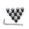 Fairing Bolt Kit Screws Nuts Washers Mounting Kits Windscreen Bolts Fit for Ducati 959/1299 /959s/1098/848/1198 Windscreen Bolts Windshield Screw Kits (Silver) view 1