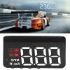 Car HUD OBD2 Projector, Multifunction Gauge with Speedometer, Alarm and Fatigue Driving Reminder for Cars with OBD2 Interface view 3