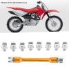 QANYEGN Motorcycle Spoke Wrench CNC Wrench Set, Off Road Spoke Wrench, Length 5.0 to 6.8, 93 mm/3.7 in Suitable for Most Motorcycles(B (ld)) view 2