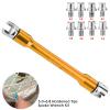 QANYEGN Motorcycle Spoke Wrench CNC Wrench Set, Off Road Spoke Wrench, Length 5.0 to 6.8, 93 mm/3.7 in Suitable for Most Motorcycles(B (ld)) view 3