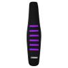 Enjoy Mfg USA-Made Seat Cover - Compatible with Talaria XXX / X3 / X3 Pro E-Bike Electric Motorcycle #407 (All Black with Color Ribs) (All Black with Purple Ribs) view 3